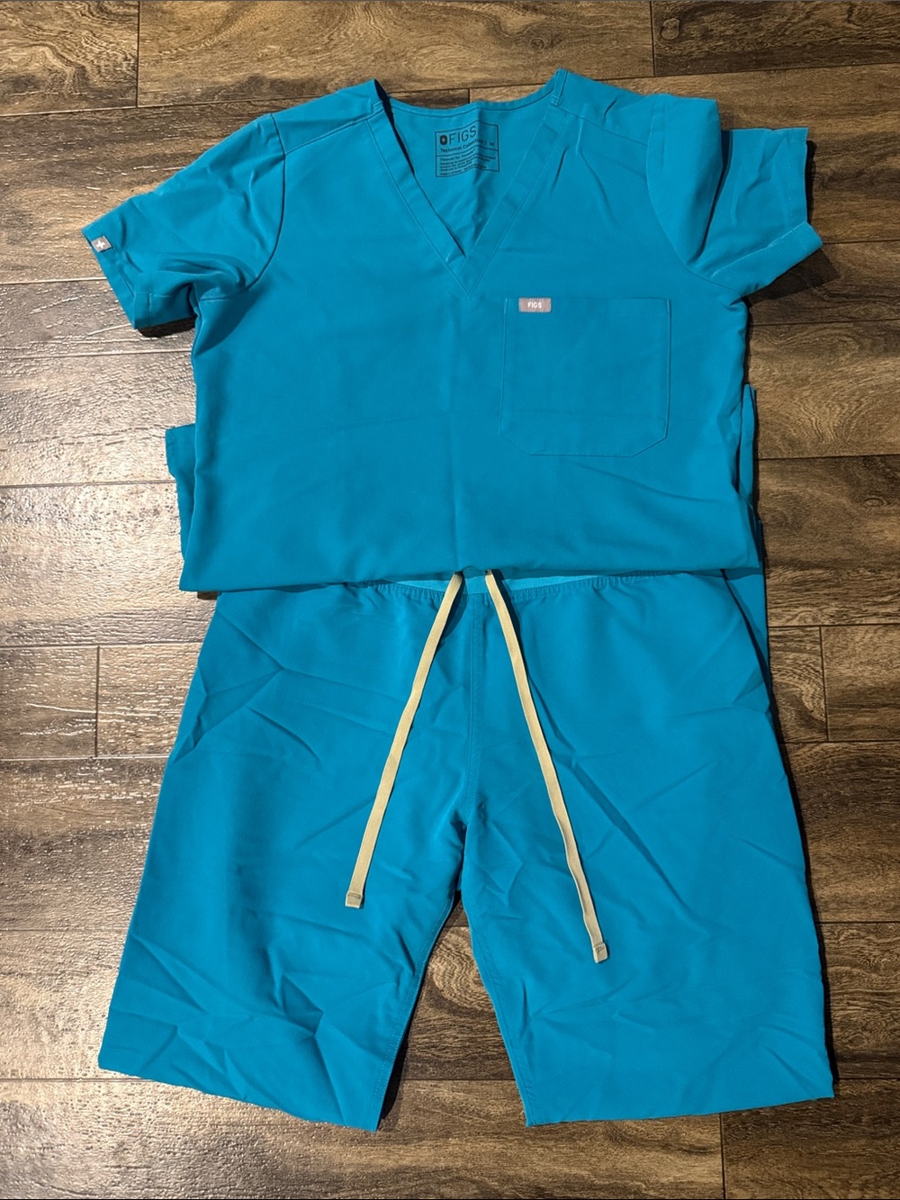 Figs Scrub Set-Teal/Size Medium